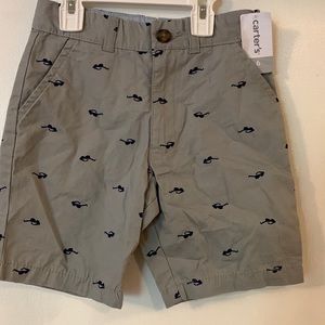 Carter’s Boys grey Shorts Kids Sz 6.